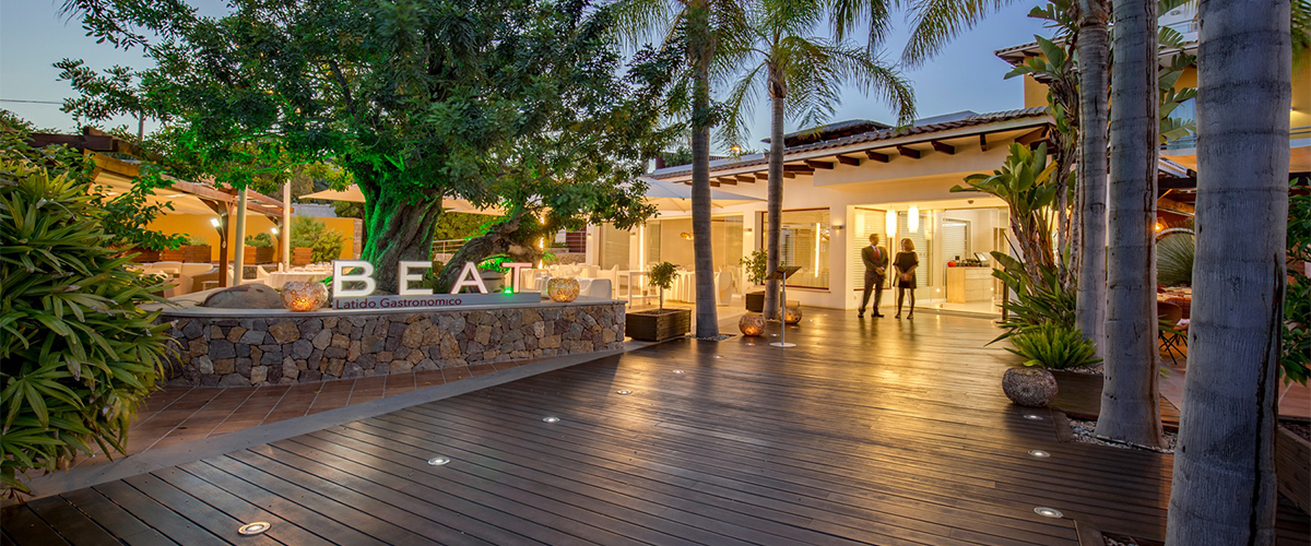 Restaurante Beat: Cenas la terraza del restaurante de Calpe Beat.