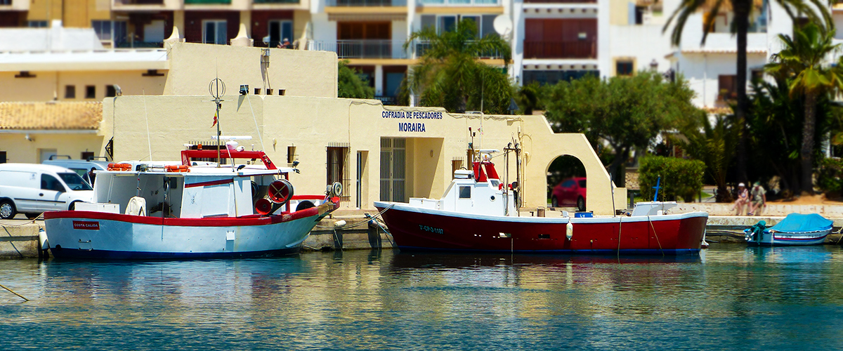 Abahana Villas - Barcos pesqueros en la Lonja de Moraira.