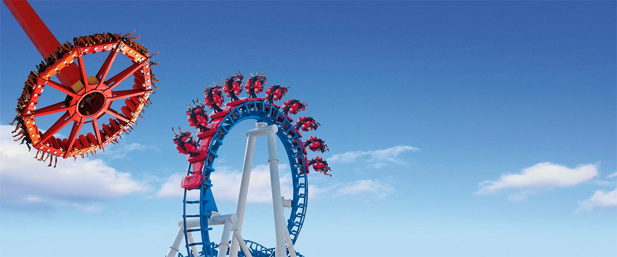 Terra Mítica - Atracción Titánide de Terra Mítica en Benidorm.