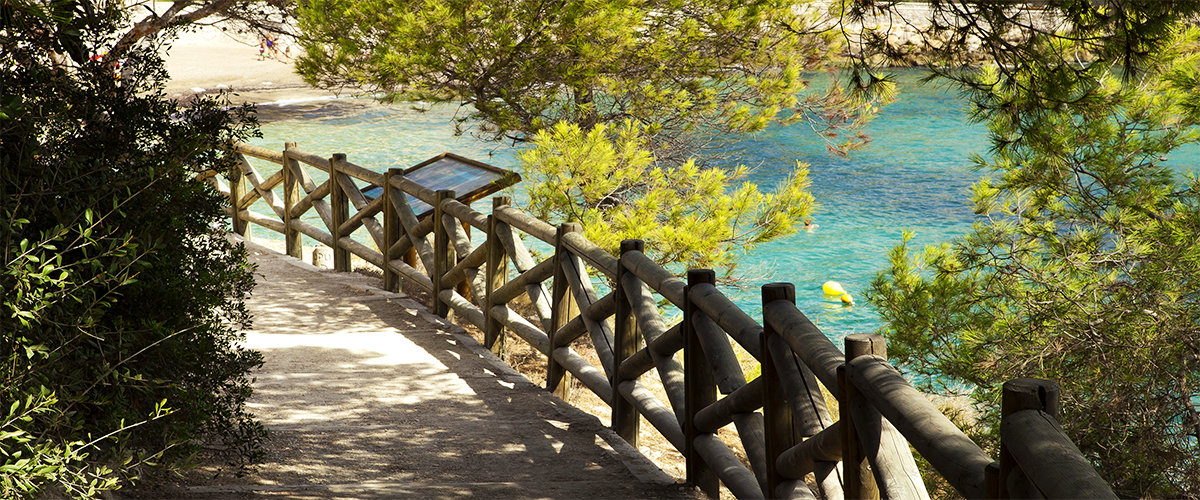 Abahana Villas - Playa de la Fustera desde el Paseo Ecológico de Benissa.