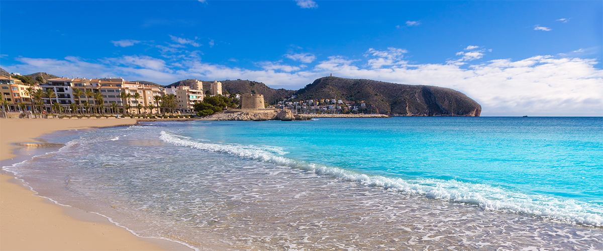 Abahana- Vista de la costa de Moraira.