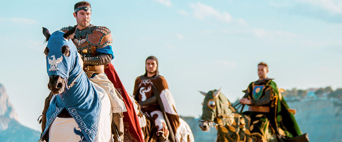 Abahana Villas - Detail of the clothes of the Moors and Christians in Moraira.