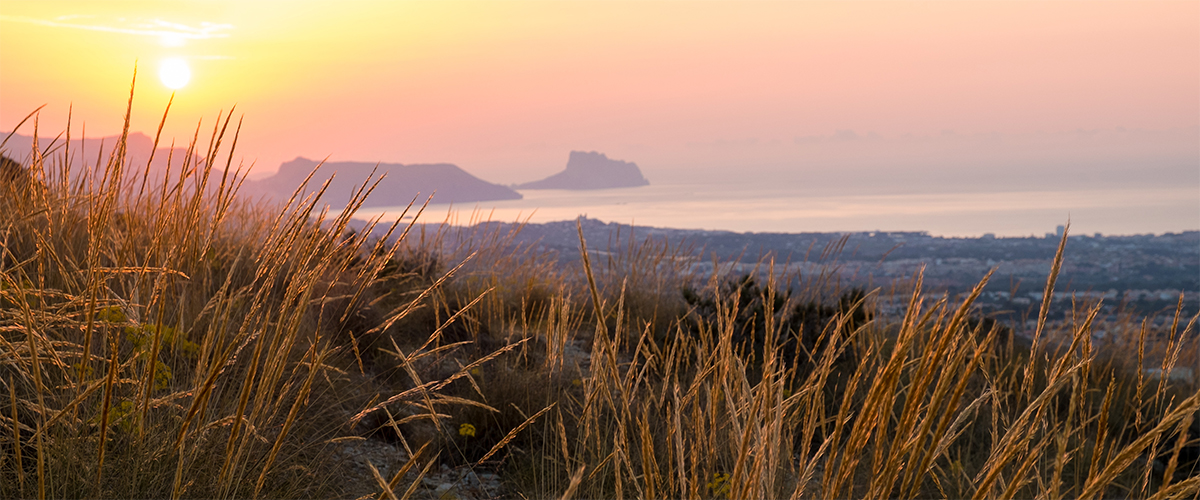 Abahana Villas - Vistas del Peñón de IFach en Septiembre