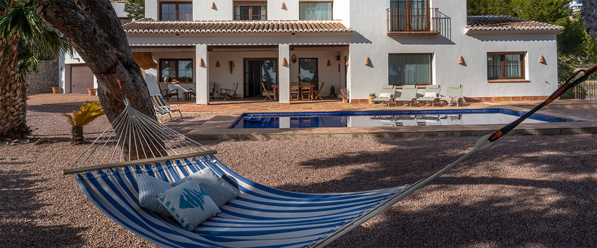 Abahana Villas - Hamaca colgante en la Villa Harmonia.